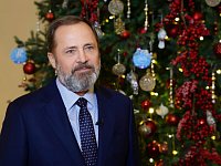 Полномочный представитель Президента РФ в ПФО Игорь Комаров поздравляет с Новым годом и Рождеством