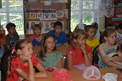 Воспитанники площадки посетили детскую библиотеку в канун Дня памяти и скорби