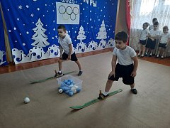 "Малые зимние олимпийские игры-2025" в детском саду.