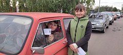 ГИБДД и школьники провели акцию «Письмо водителю»
