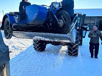 В зону СВО отправлен мотоцикл