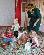Яблочный спас в детском саду.