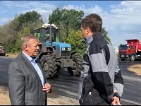 Панков рассказал о ремонте межрайонной дороги