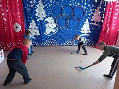 В «Берёзке» прошли малые зимние олимпийские игры