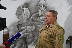 торжественное открытие комнаты истории доблести и Славы